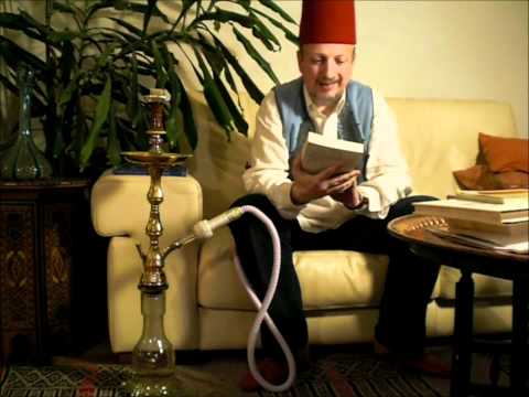 Hookah-burdar introduces himself & books on...